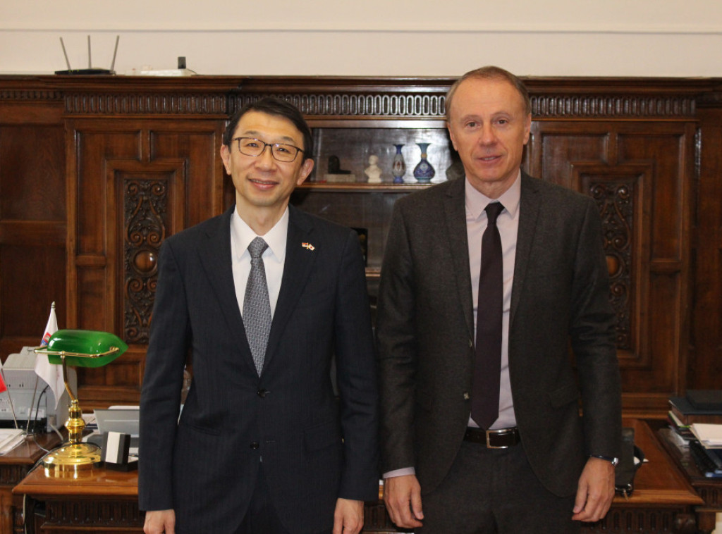Vladan Đokić u Rektoratu primio japanskog ambasadora: Održavamo tradicionalnu saradnju sa japanskim partnerima