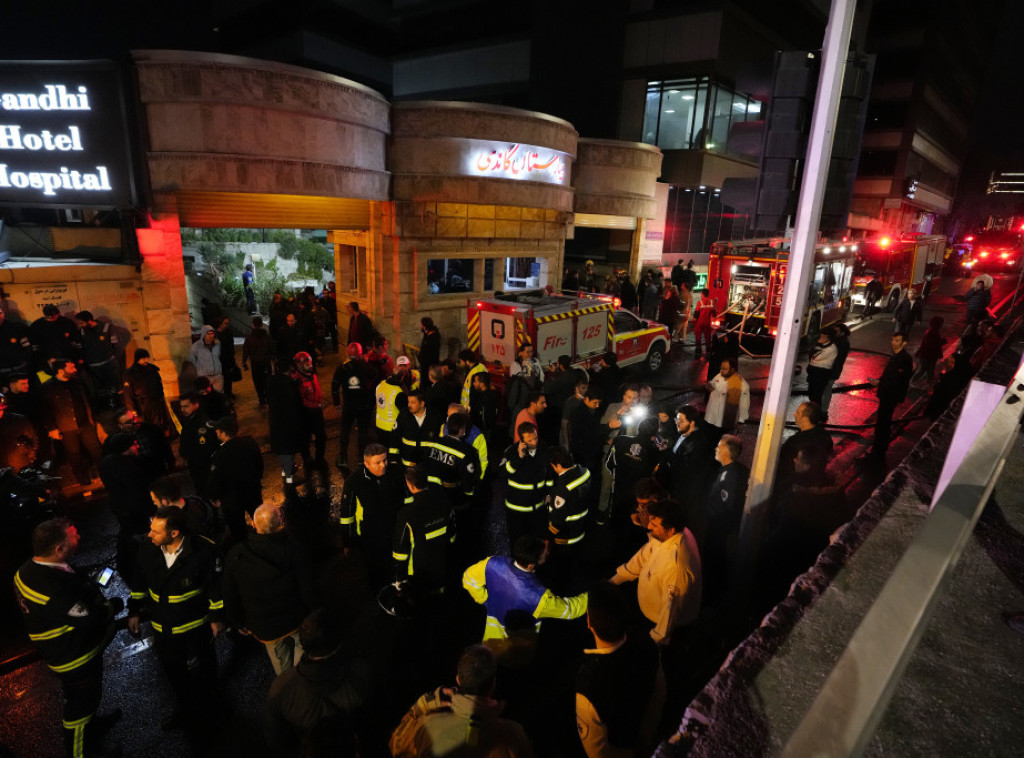 Iran: Izbio požar u bolnici u Teheranu, ne zna se da li ima žrtava