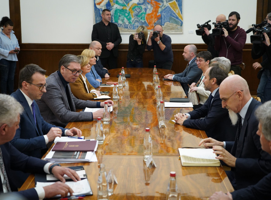 No statement from Vucic's meeting with Quint, EU representatives