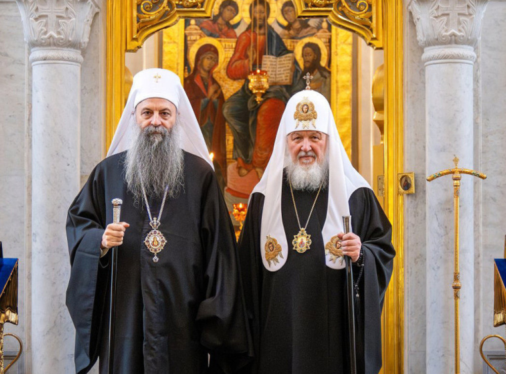 Patrijarh Porfirije razgovarao u Moskvi sa patrijarhom Kirilom