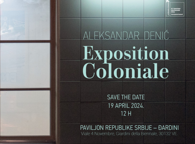 Izložba Aleksandra Denića od 19. aprila u Srpskom paviljonu u Veneciji
