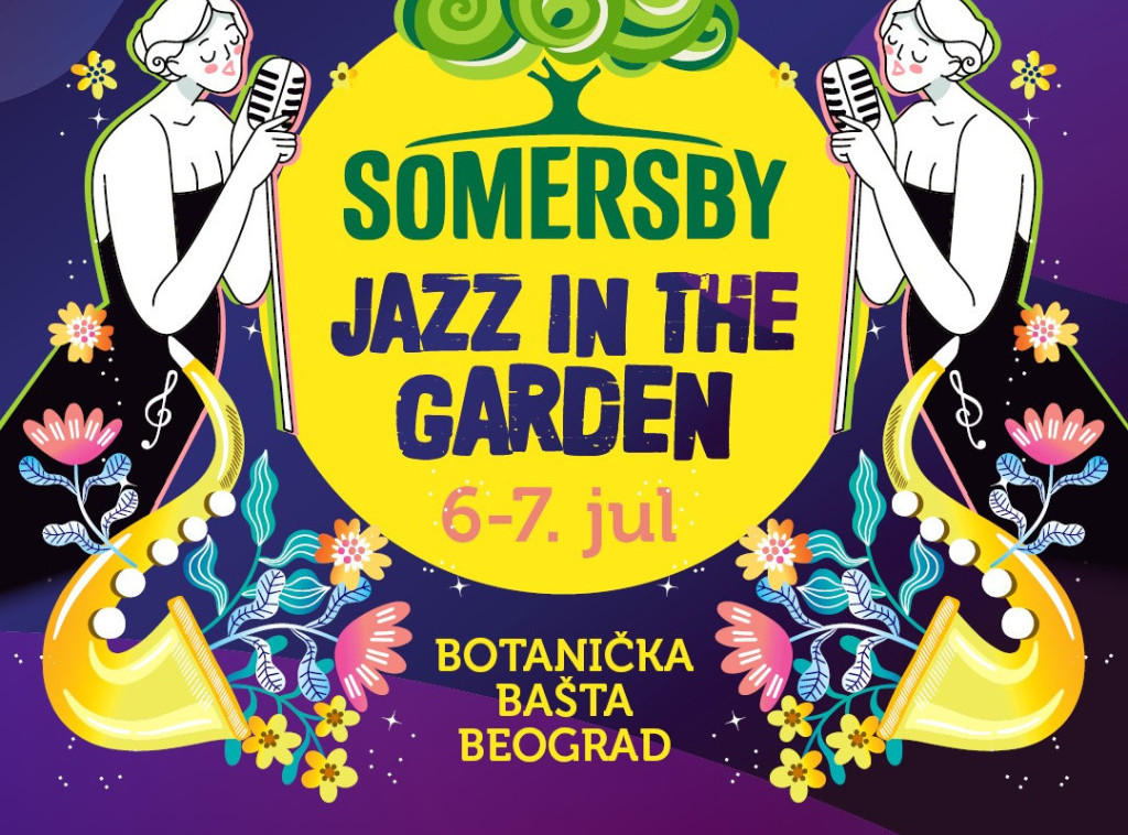 Festival Somersby Jazz in the Garden 6. i 7. jula u Botaničkoj bašti Jevremovac