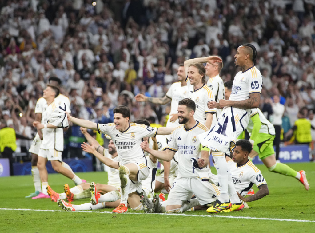 Dva gola Hoselua za čudesan preokret Reala protiv Bajerna i plasman u finale Lige šampiona