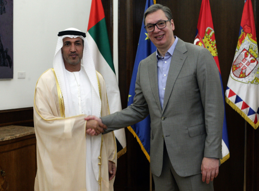 Vucic receives UAE defence minister