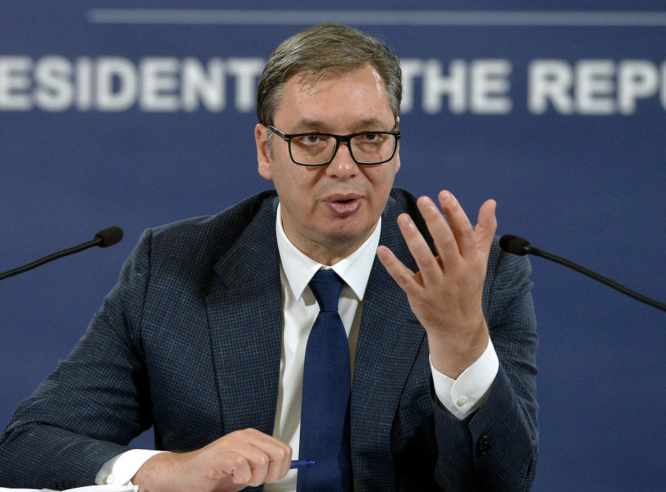 Predsednik Vučić danas na sastanku sa šefom delegacije EU u Srbiji Žiofreom