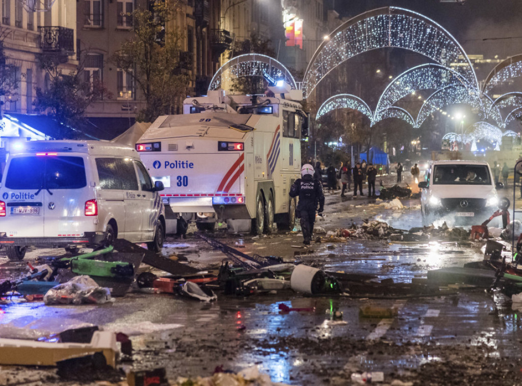 Neredi u Briselu posle meča Belgija-Maroko