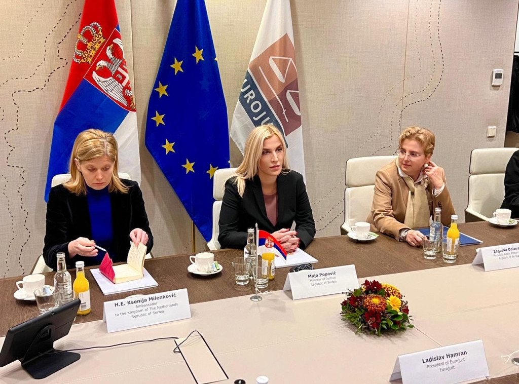 Maja Popović i Zagorka Dolovac razgovarale sa predsednikom EUROJUST-a