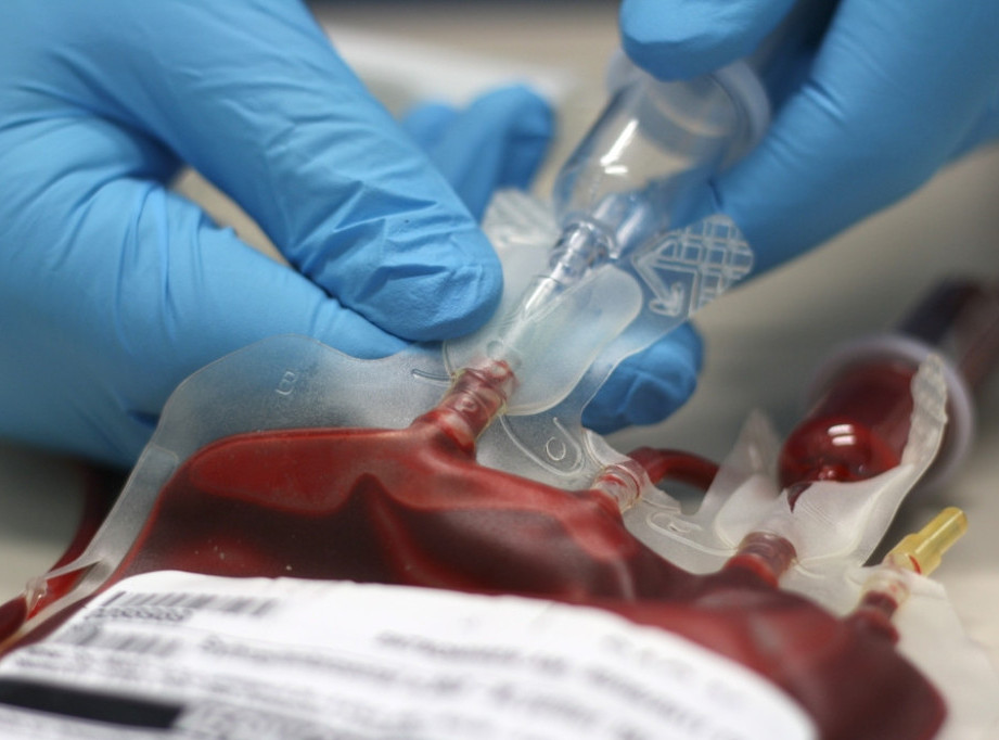 Institut za transfuziju krvi trenutno na jednodnevnim rezervama