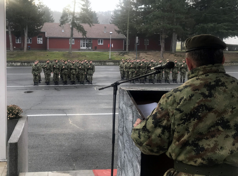 Svečani početak obuke vojnika na služenju vojnog roka