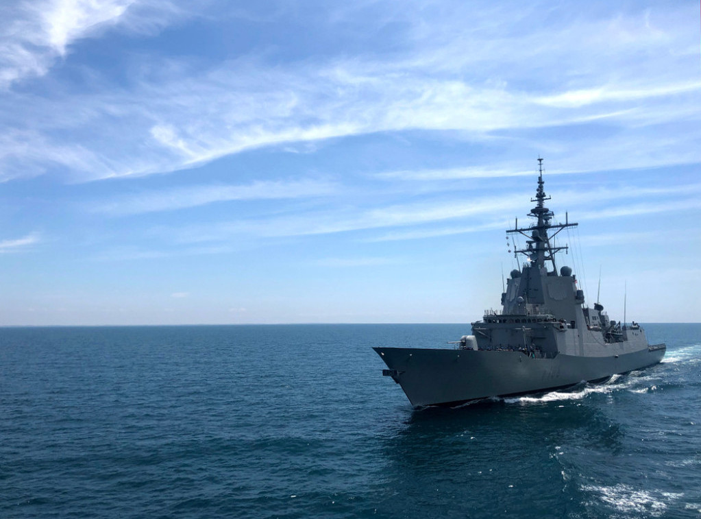 Ratni brodovi SAD i Kanade u vodama Tajvanskog moreuza
