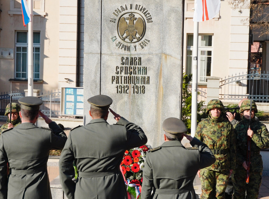 Lazarevac: Polaganjem venaca obeleženo 108 godina od Kolubarske bitke