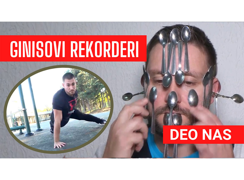 Od kašika na licu do sklekova na jednoj ruci: Kako žive srpski Ginisovi rekorderi?