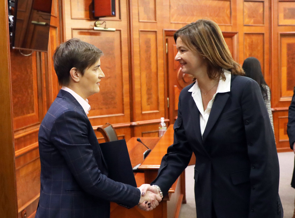 Brnabić se sastala sa Tanjom Fajon: Odnosi sa Slovenijom su tradicionalno dobri