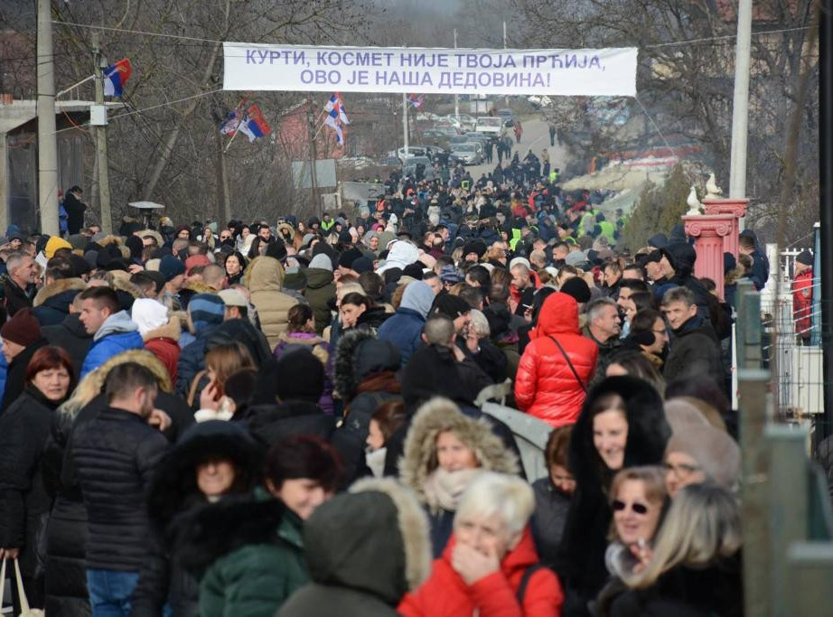 U toku protest Srba u Rudaru, poručuju da su im ugrožena osnovna prava