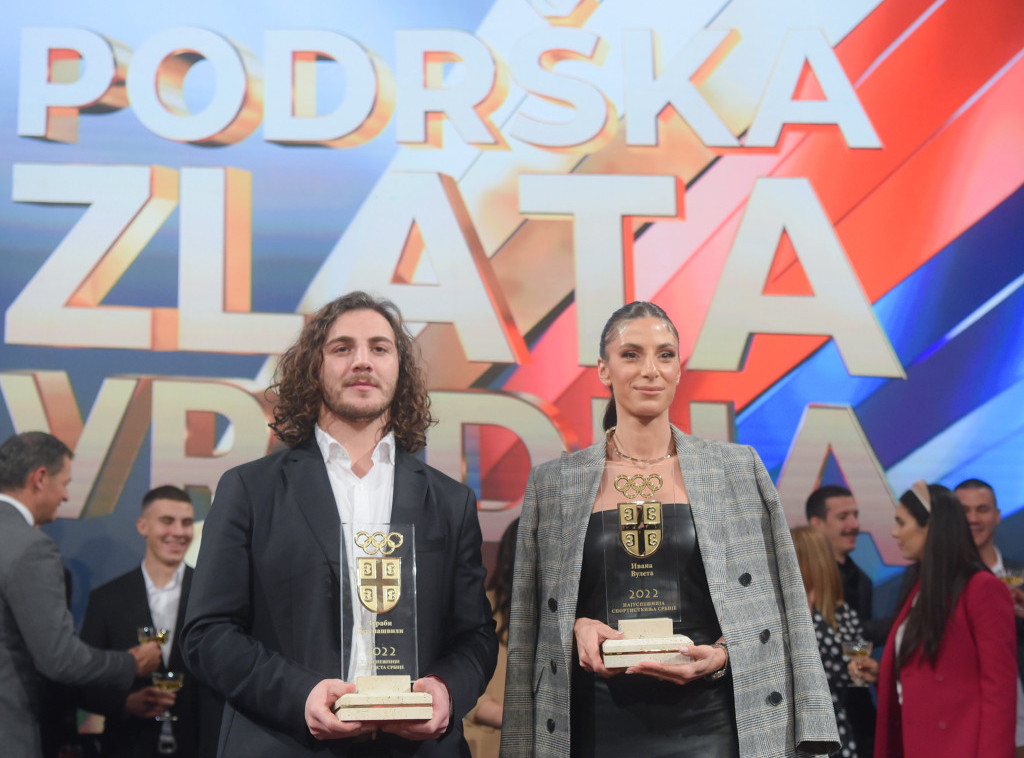 OKS: Ivana Vuleta i Zurabi Datunašvili najbolji sportisti Srbije za 2022. godinu