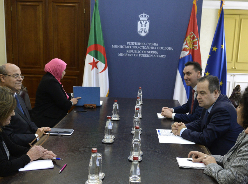 Ivica Dačić sa ambasadorom Alžira razgovarao o daljem jačanju saradnje dve države