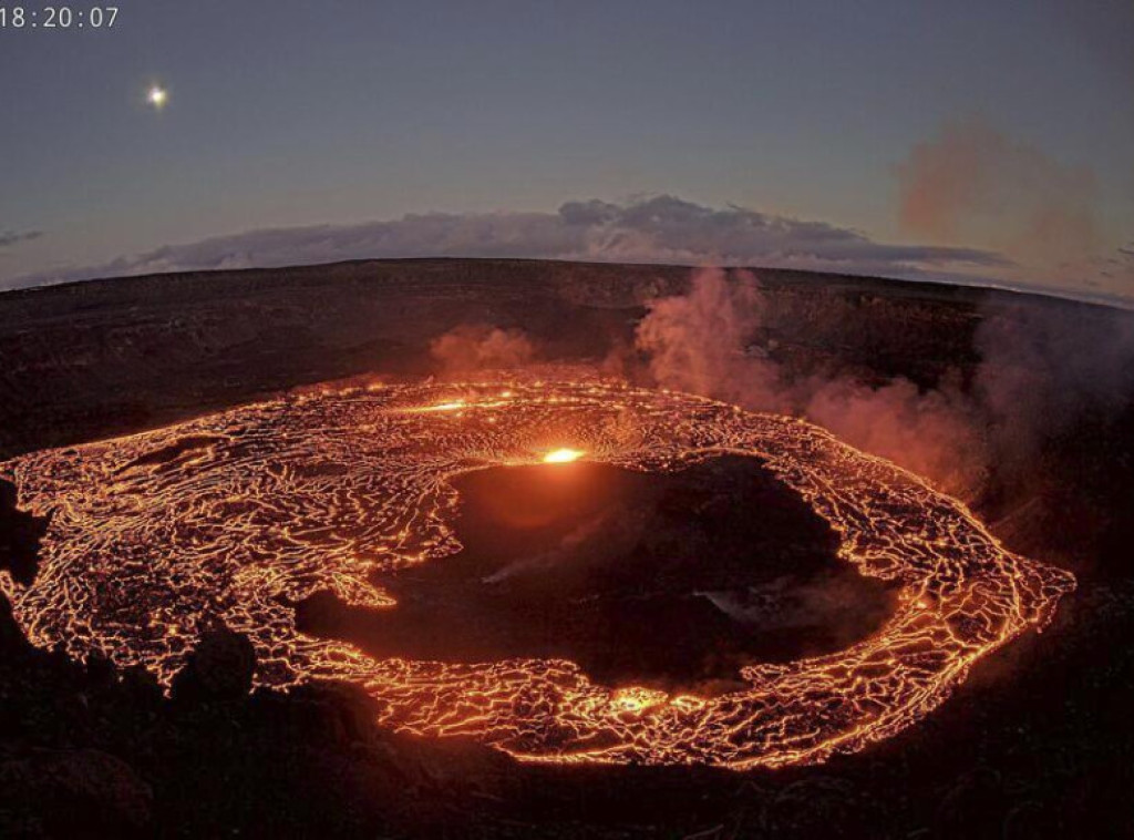 Nastavila se erupcija vulkana na Havajima