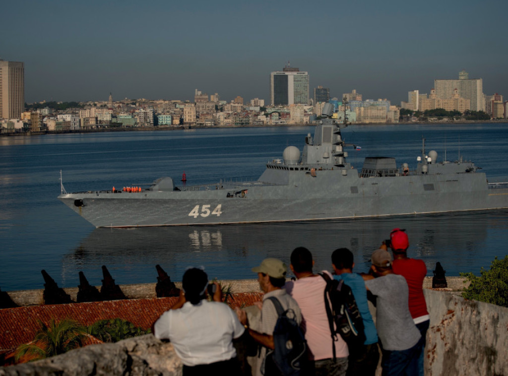 Ruska fregata "Admiral Gorškov" izvela vežbu u Norveškom moru