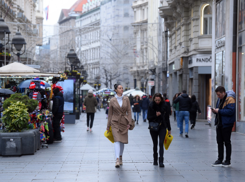 Danas u Srbiji oblačno i hladnije, najviša temperatura do sedam stepeni, u Beogradu do pet