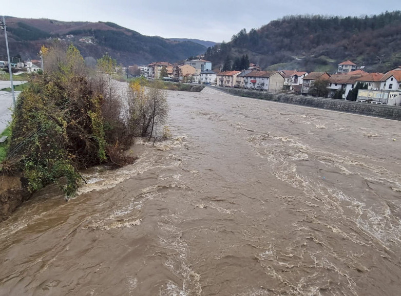 RHMZ upozorava na povećan vodostaj reka Lim i Ibar narednih dana