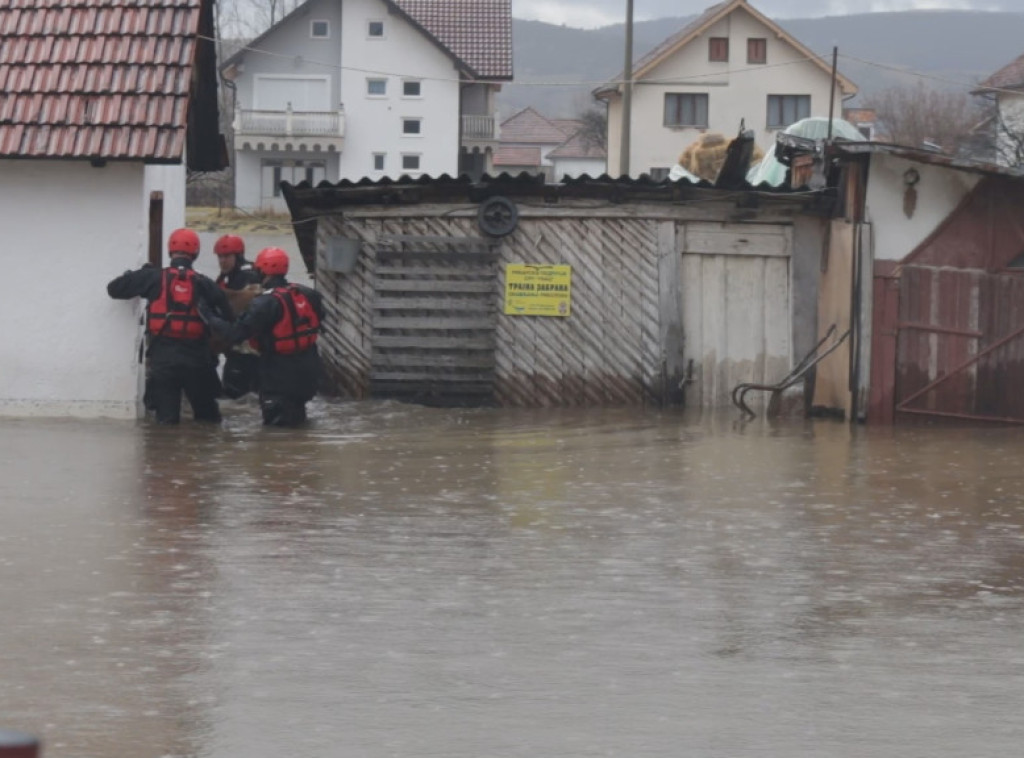 I u Sjenici proglašena vanredna situacija zbog poplava, nekoliko građana evakuisano