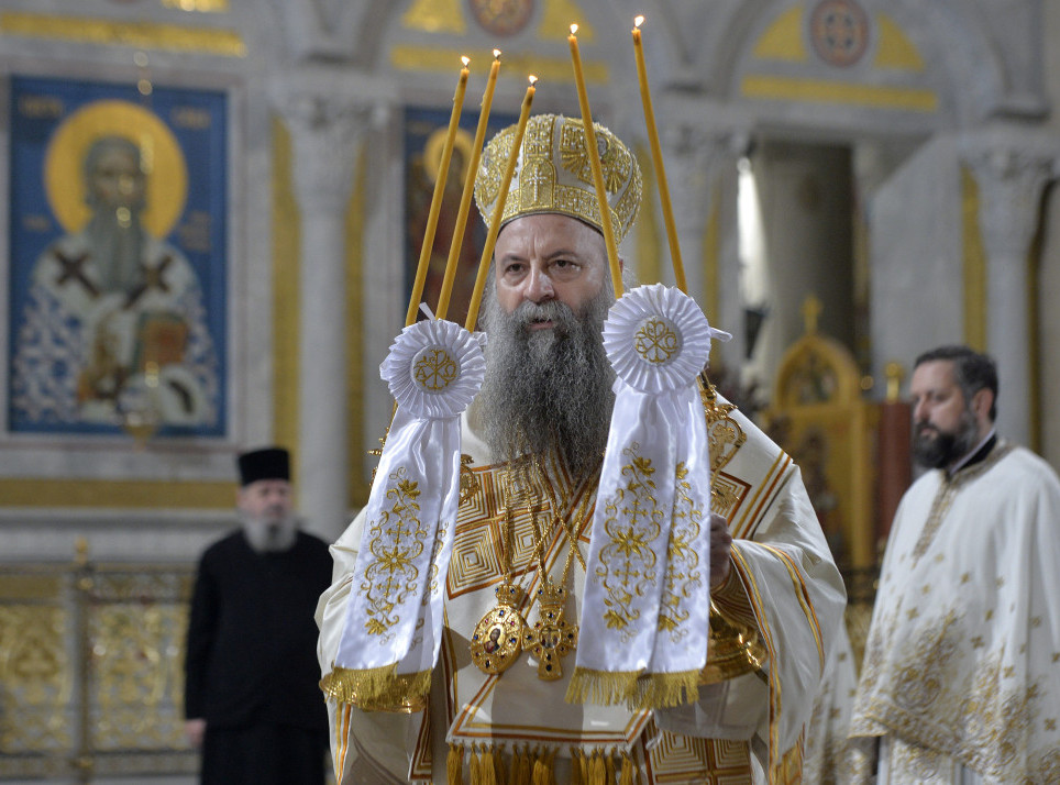 Patrijarh služio liturgiju na Novom Beogradu na praznik Svetog Simeona Mirotočivog