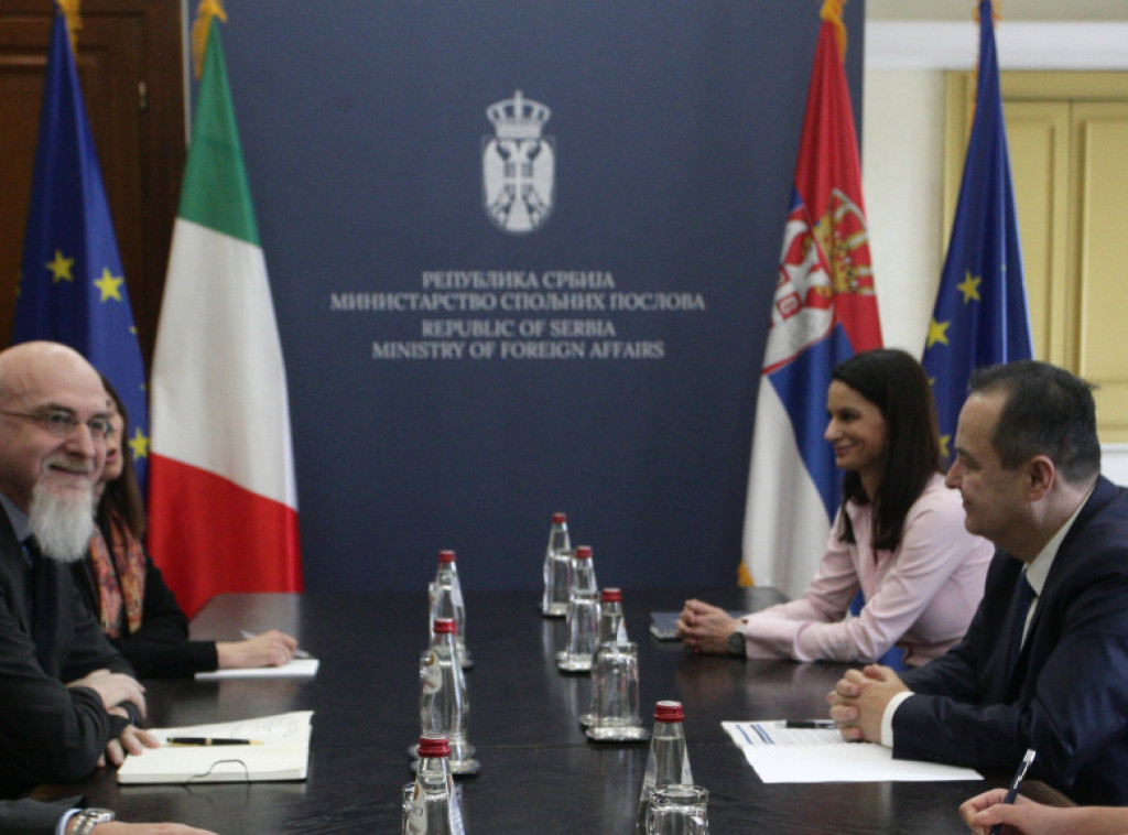 Dacic meets with Italian ambassador