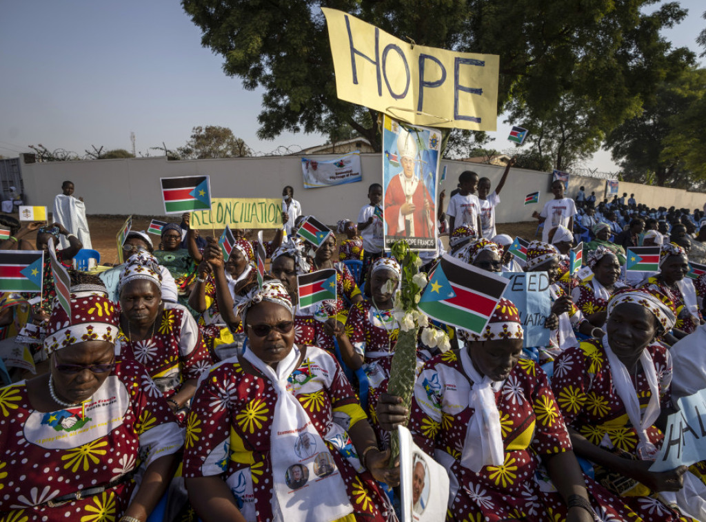 Papa Franja pozvao crkve u Južnom Sudanu da podignu glas protiv nepravde