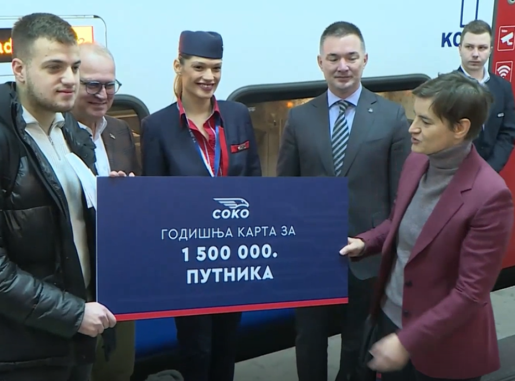 Brnabić: Zahvaljujući ulaganjima u železnicu nismo emitovali 170.000 kg ugljen-dioksida