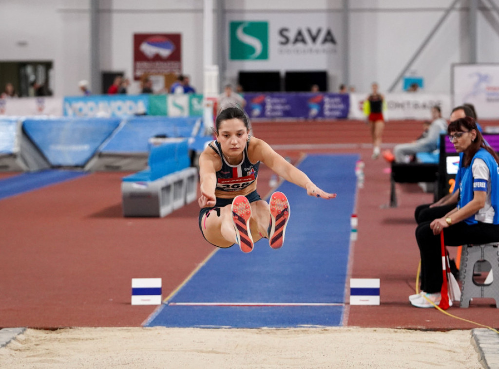 Milica Gardašević je nova šampionka Srbije u skoku u dalj, Ivana Vuleta druga