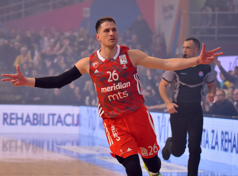 Košarkaš Crvene zvezde Nemanja Nedović MVP 11. kola ABA lige