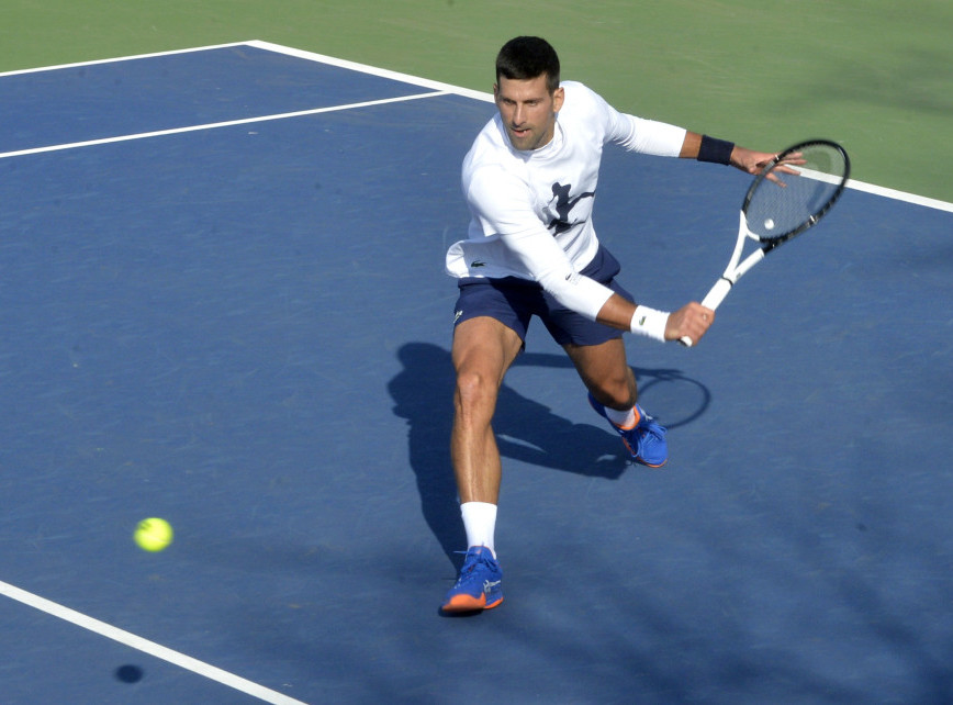 Novak Đoković igrao tenis na Kineskom zidu