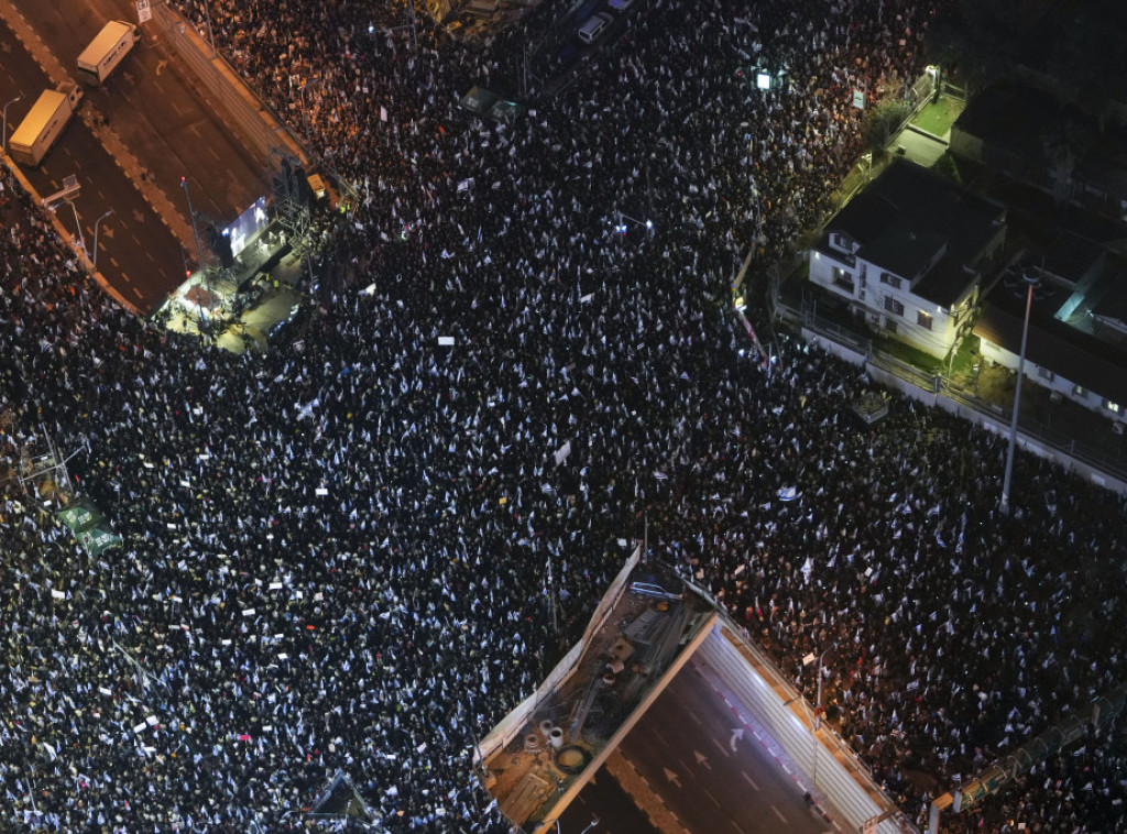 Oko 300.000 Izraelaca ponovo na ulicama, protive se reformi pravosuđa