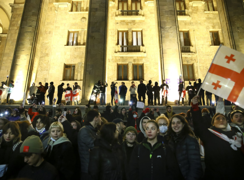 Pušteni na slobodu svi demonstranti privedeni tokom protesta u Tbilisiju