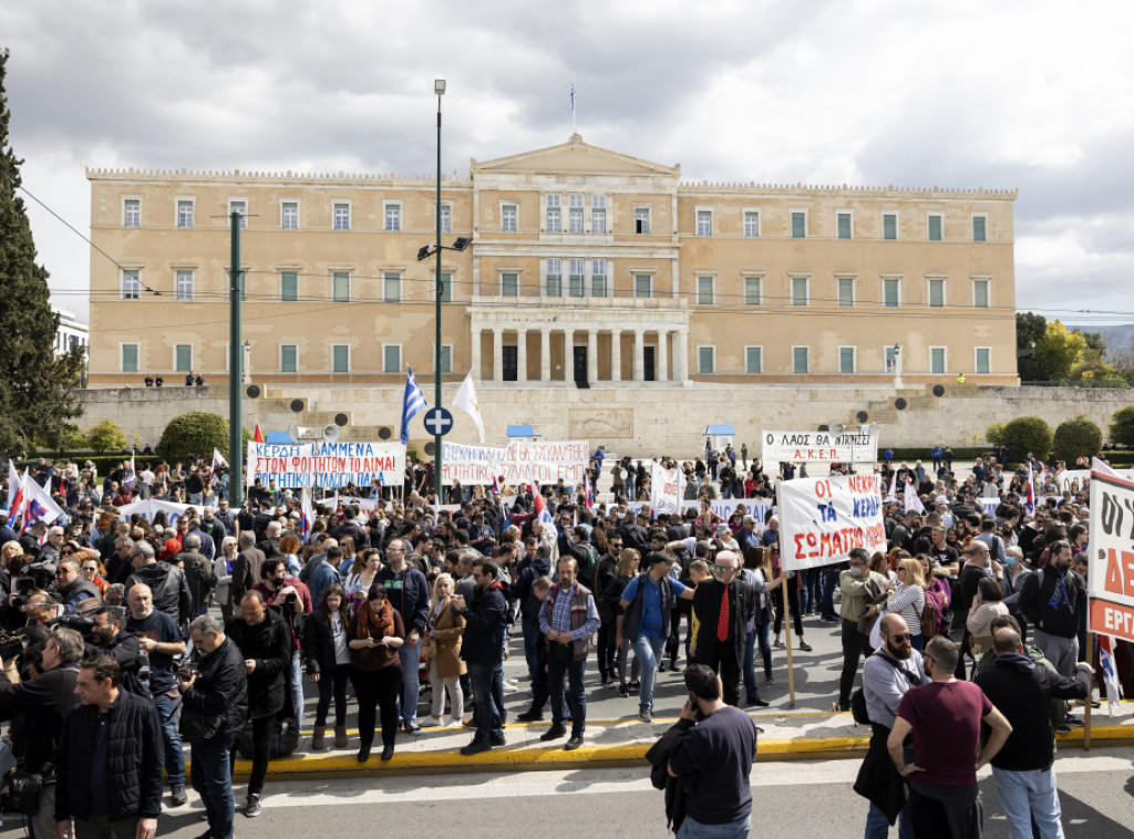 Grčka: Novi protestni skupovi zbog tragičnog sudara vozova u Tempiju