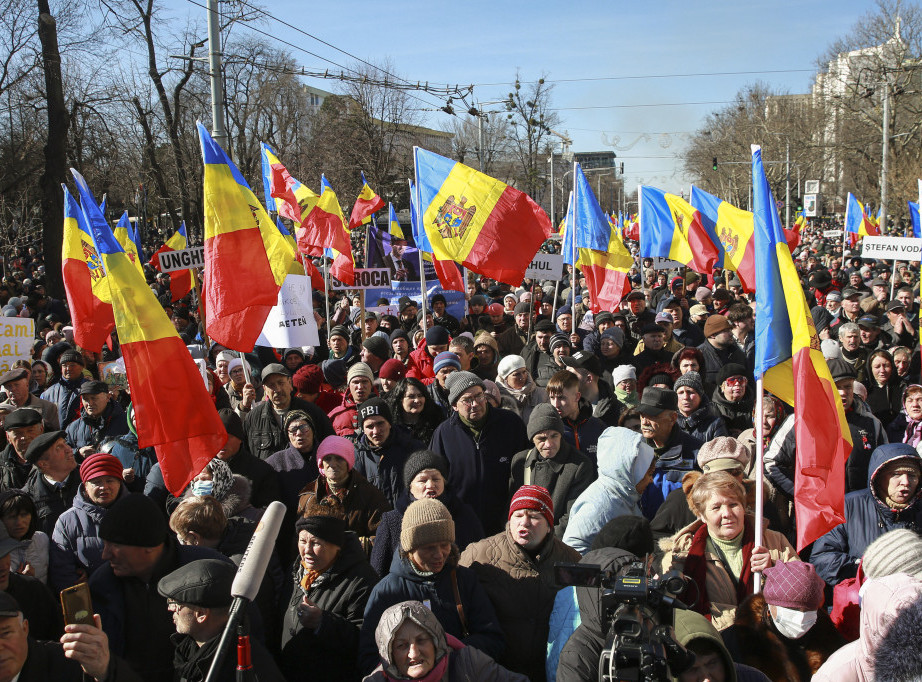 Kišinjev: Protest zbog militarizacije Moldavije ispred nemačke ambasade