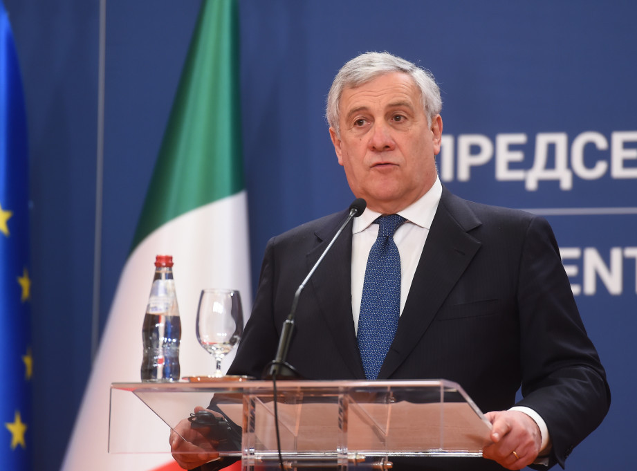 Tajani: I have spoken with Vucic, Kurti, Kfor presence to be boosted