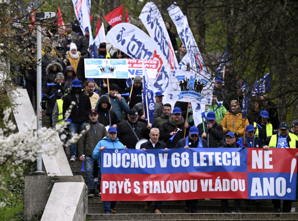 Česi protestuju zbog namere vlade da poveća granicu za penzionisanje sa 64 na 68 godina