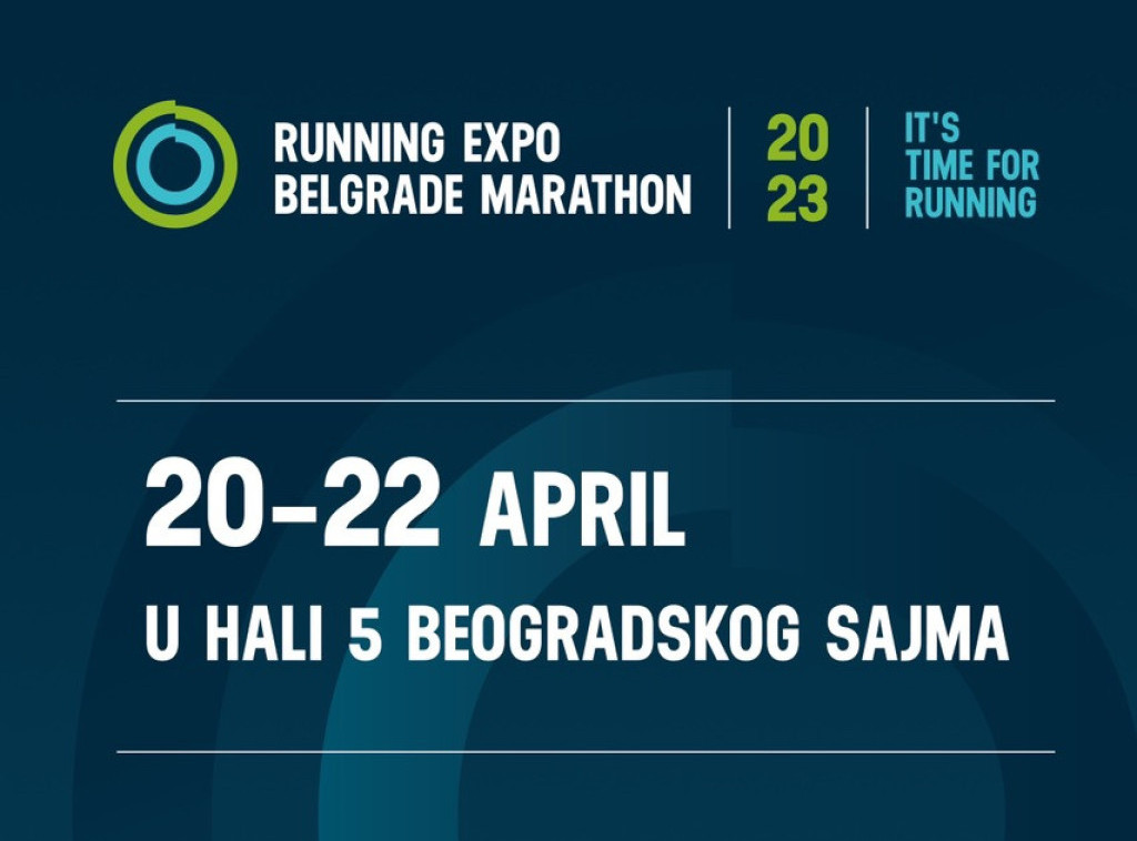 U susret 36. Beogradskom maratonu biće održan Sajam trčanja "Running EXPO" od 20. do 22. aprila