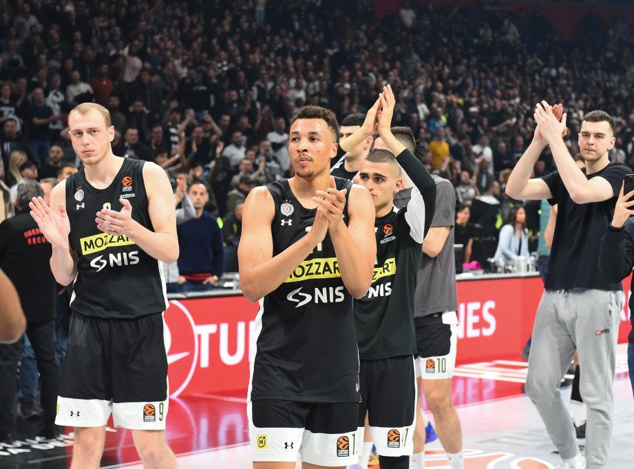 Evroliga: KK Partizan bez navijača u derbiju, mora da plati 30.000 evra