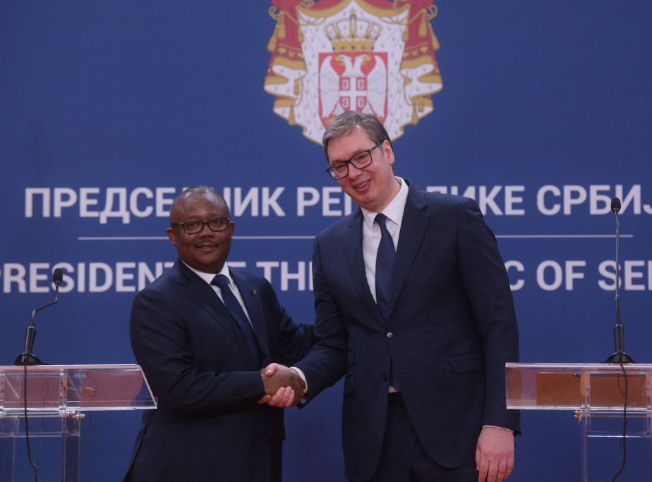 Vucic meets with Guinea-Bissau's Embalo