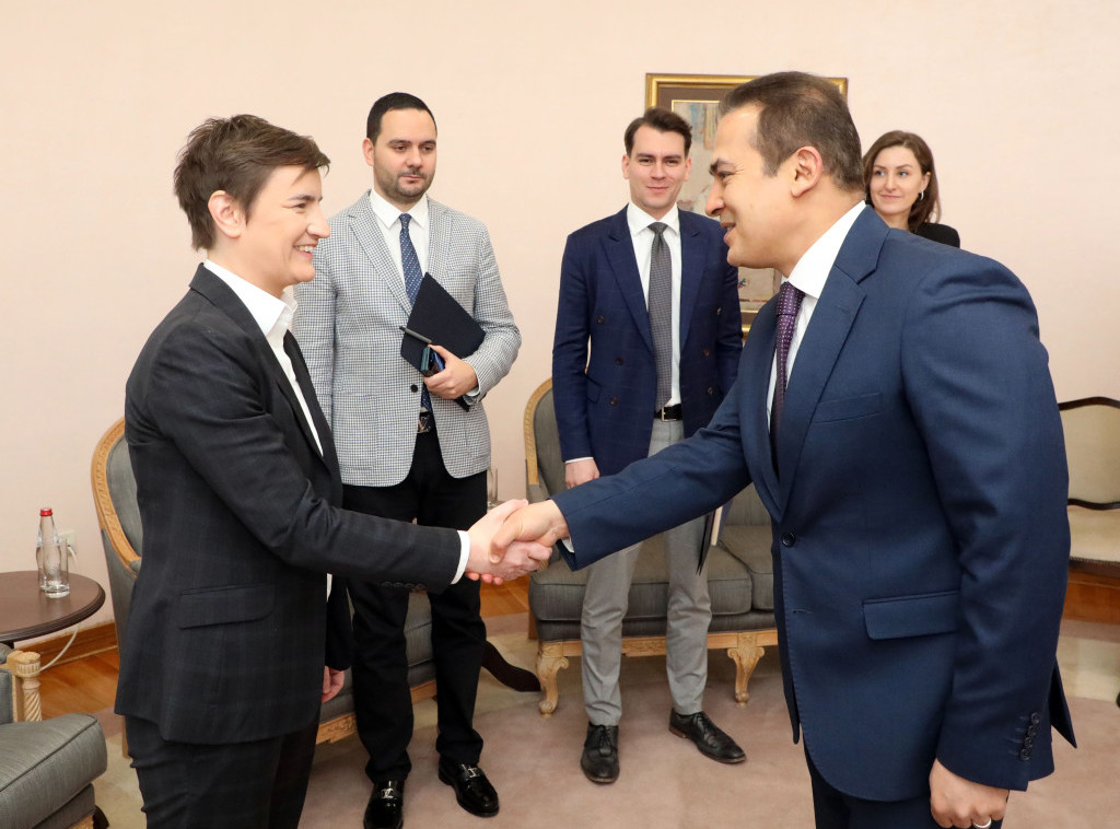 Premijerka Brnabić se sastala sa ambasadorom Egipta, razgovarali o ekonomiji i bilateralnim odnosima