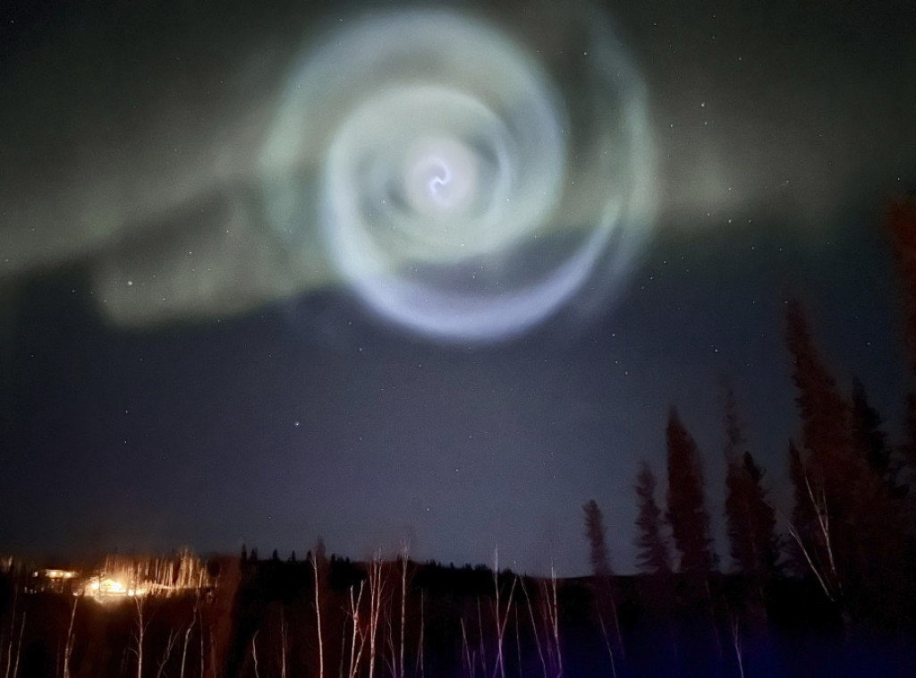 Plava spirala se pojavila iznad Aljaske nakon što je raketa Spejs iks ispustila gorivo