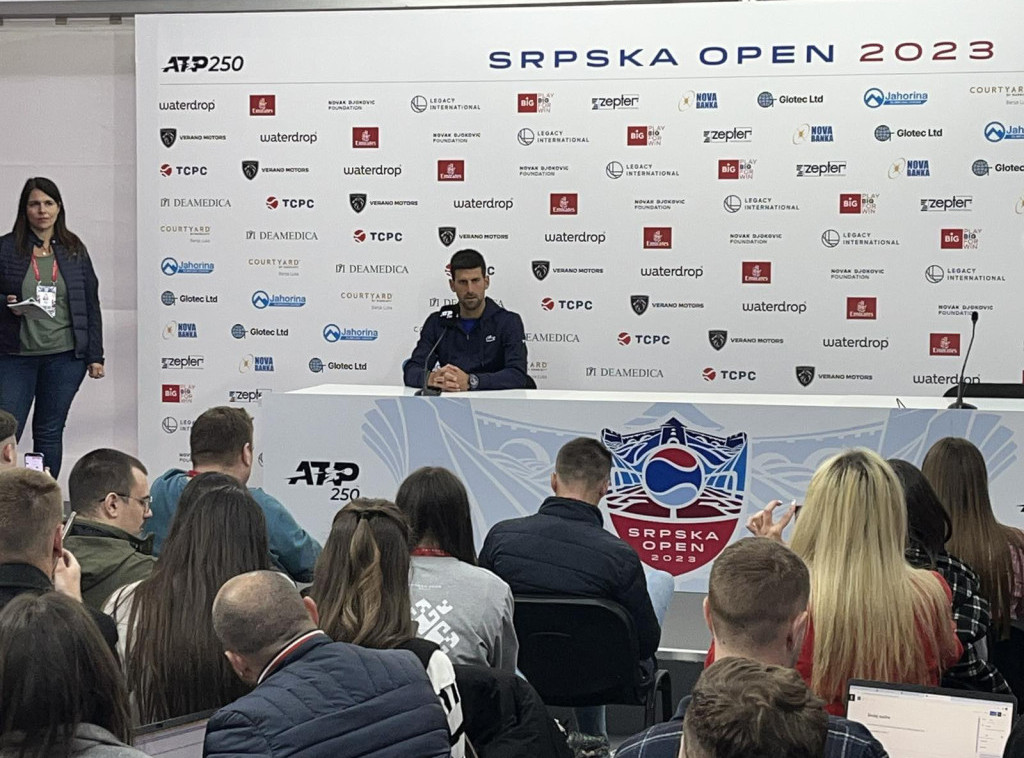 Novak Đoković: Narod je ovde željan vrhunskog tenisa, ima tenisku kulturu