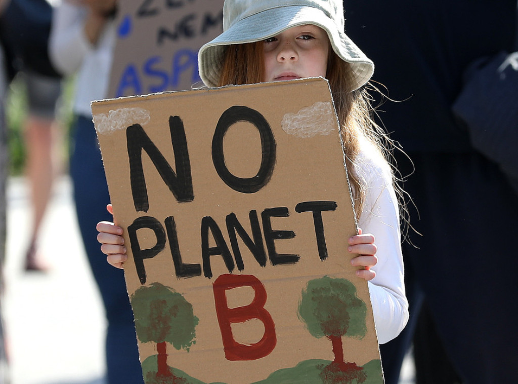 Klimatski protest "Dignimo glas, ne temperaturu!" održan u Zagrebu