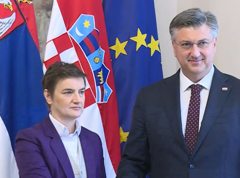 Ana Brnabić se danas sastaje sa hrvatskim premijerom Andrejem Plenkovićem