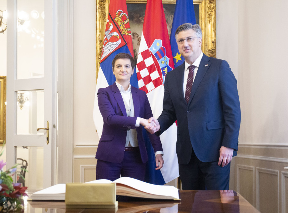 Ana Brnabić u Zagrebu: O otvorenim pitanjima na što racionalniji način