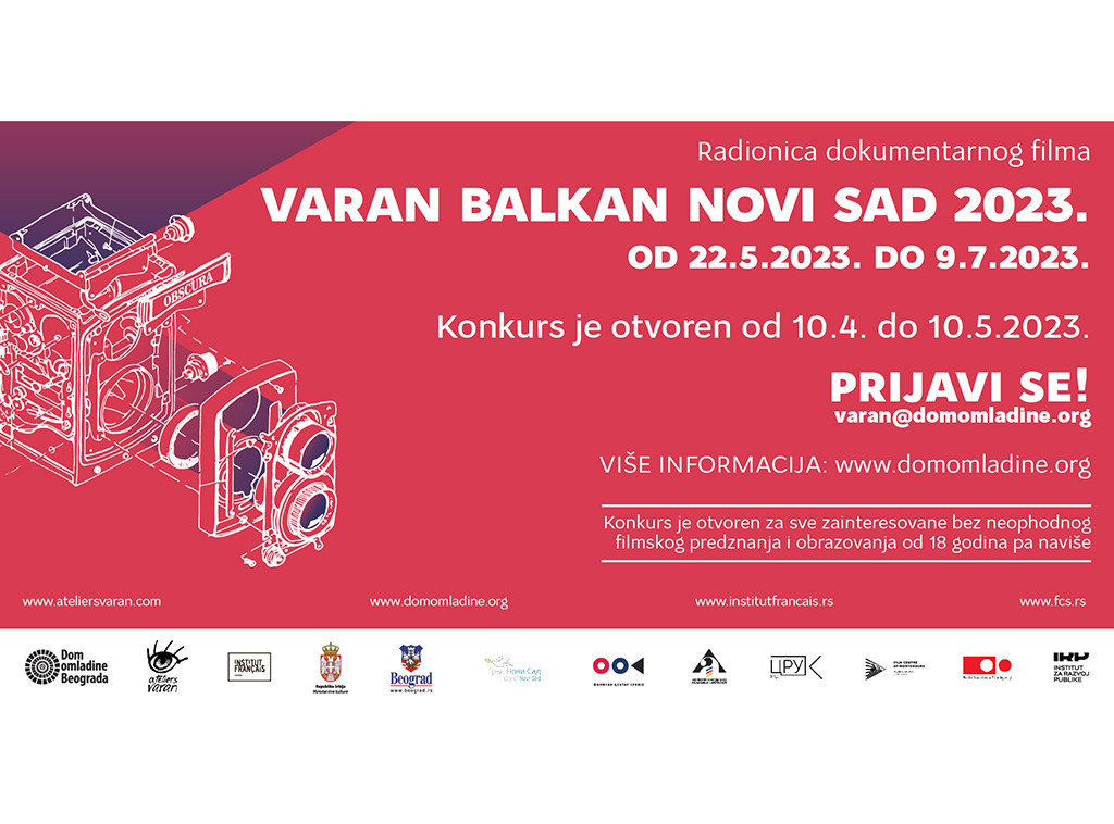 Raspisan Konkurs za radionicu dokumentarnog filma "Varan Balkan"