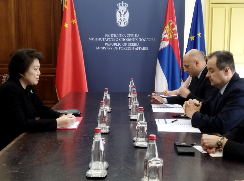 Dacic meets with Chinese ambassador