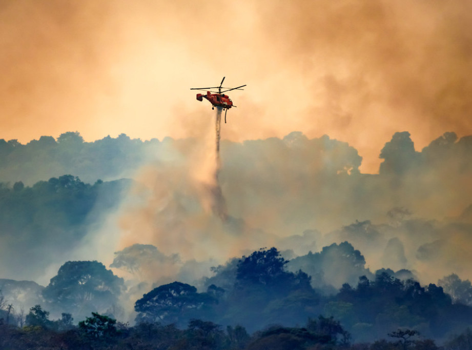 Grčka: Požar na ostrvu Hios gase i avioni i helikopteri